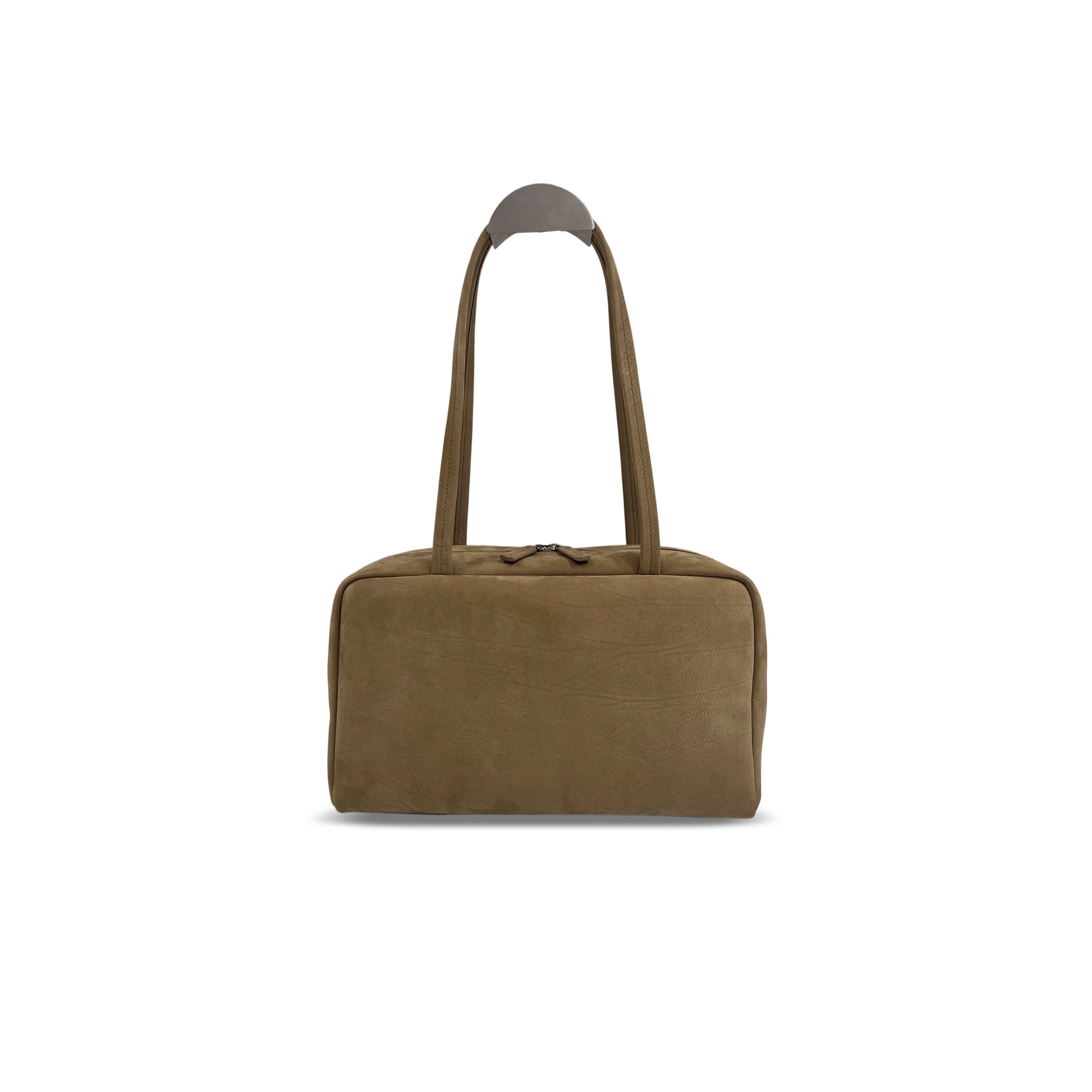 THE ROW ASTRA SUEDE BOWLING BAG (30.5*18*10cm)